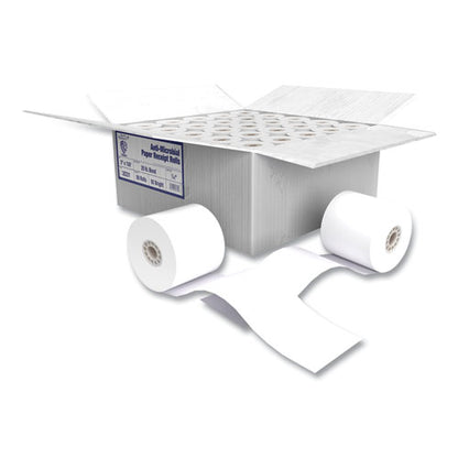 Armor Antimicrobial Receipt Roll Paper, 3" X 130 Ft, White, 50/carton