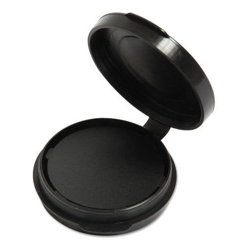 Fingerprint Ink Pad, 1.5" Diameter, Black