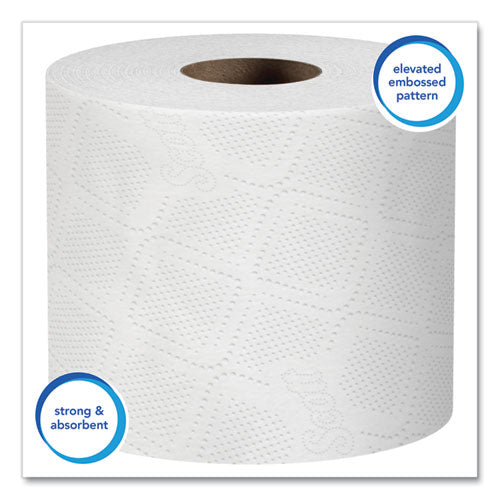 Essential Standard Roll Bathroom Tissue For Business, Septic Safe, 1-ply, White, 1,210 Sheets/roll, 80 Rolls/carton