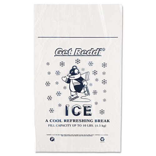 Ice Bags, 1.5 Mil, 12" X 21", Clear, 1,000/carton