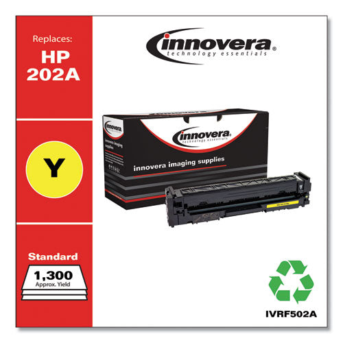 Remanufactured Yellow Toner, Replacement For 202a (cf502a), 1,300 Page-yield