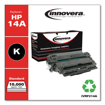 Remanufactured Black Toner, Replacement For 14a (cf214a), 10,000 Page-yield