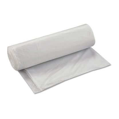 High-density Commercial Can Liners, 45 Gal, 17 Mic, 40" X 48", Clear, 25 Bags/roll, 10 Interleaved Rolls/carton