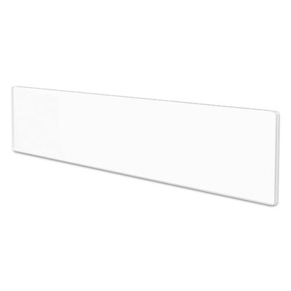 Superior Image Cubicle Nameplate Sign Holder, 8.5 X 2 Insert, Clear