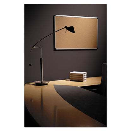Value Cork Bulletin Board With Aluminum Frame, 24 X 36, Tan Surface, Silver Aluminum Frame