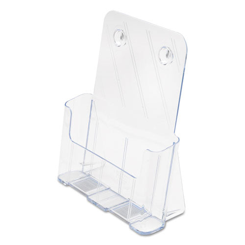 Docuholder For Countertop/wall-mount, Magazine, 9.25w X 3.75d X 10.75h, Clear