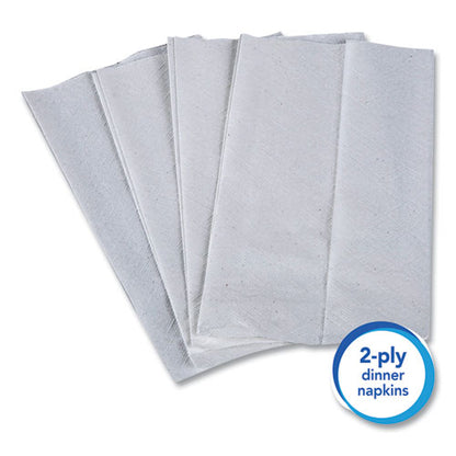 Full Fold Dispenser Napkins, 1-ply, 13 X 12, White, 375/pack, 16 Packs/carton