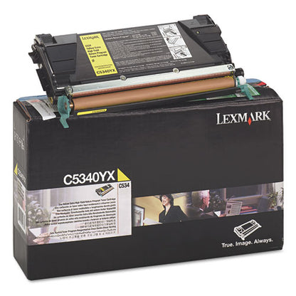 C5340yx Return Program High-yield Toner, 7,000 Page-yield, Yellow