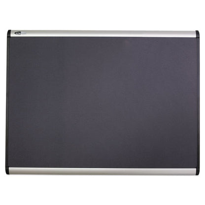 Prestige Plus Magnetic Fabric Bulletin Boards, 72 X 48, Gray Surface, Silver Aluminum Frame