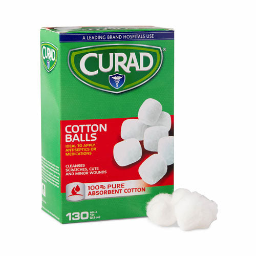 Sterile Cotton Balls, 1", 130/box