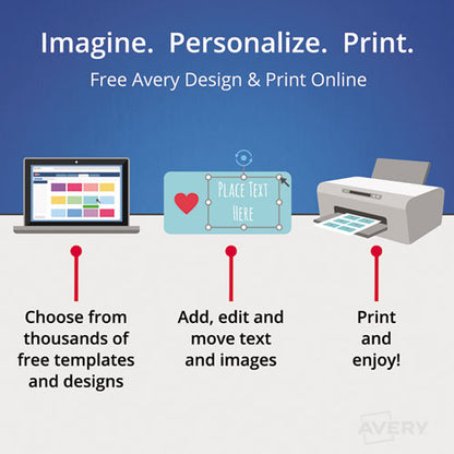 Ecofriendly Mailing Labels, Inkjet/laser Printers, 1 X 2.63, White, 30/sheet, 100 Sheets/pack