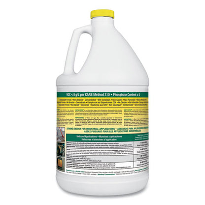 Industrial Cleaner And Degreaser, Concentrated, Lemon, 1 Gal Bottle, 6/carton