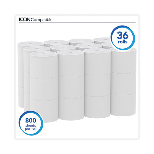 Essential Extra Soft Coreless Standard Roll Bath Tissue, Septic Safe, 2-ply, White, 800 Sheets/roll, 36 Rolls/carton