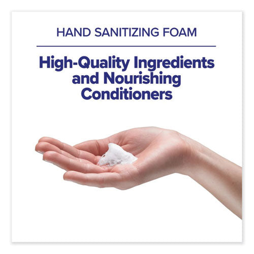 Advanced Hand Sanitizer Gentle And Free Foam, 1,200 Ml Refill, Fragrance-free, For Es4 Dispensers, 2/carton