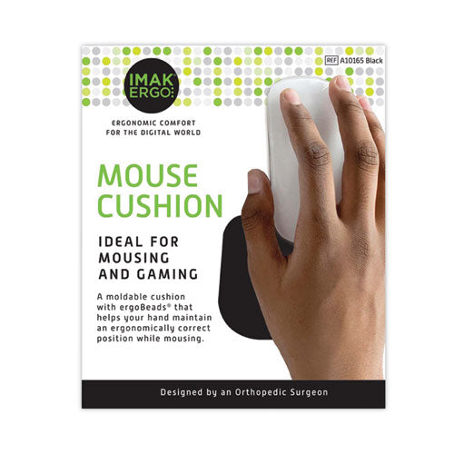 Mouse Wrist Cushion, 5.75 X 3.75, Black