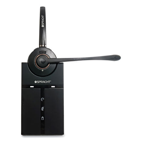 Zum Maestro Dect Monaural Over The Head Headset, Black