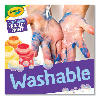 Washable Paint, 6 Assorted Colors, 2 Oz Bottle, 6/pack