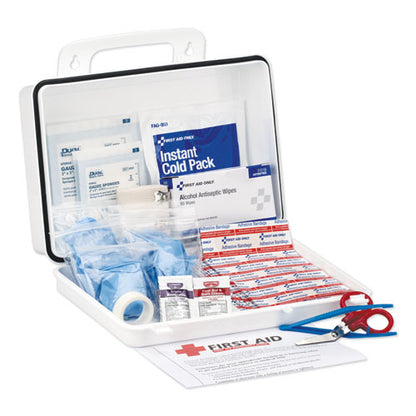 Office First Aid Kit, For Up To 25 People, 131 Pieces, Plastic Case