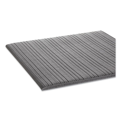 Ribbed Anti-fatigue Mat, Vinyl, 36 X 60, Gray