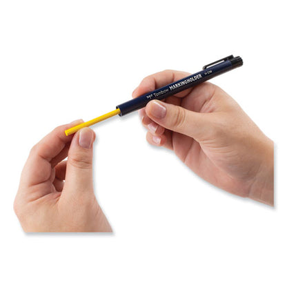 Mechanical Wax-based Marking Pencil Refills. 4.4 Mm, Yellow, 10/box