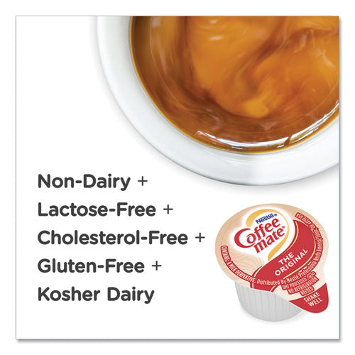 Liquid Coffee Creamer, Original, 0.38 Oz Mini Cups, 360/carton