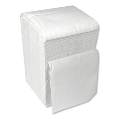 Cocktail Napkins, 1-ply, 9w X 9d, White, 500/pack, 8 Packs/carton