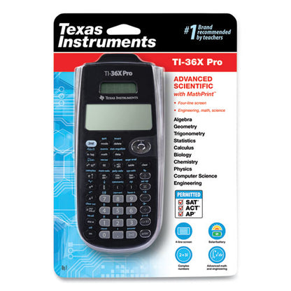 Ti-36x Pro Scientific Calculator, 16-digit Lcd