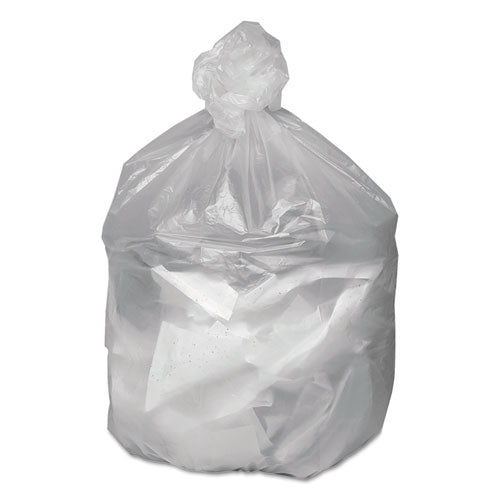 Waste Can Liners, 16 Gal, 6 Mic, 24" X 31", Natural, 50 Bags/roll, 20 Rolls/carton