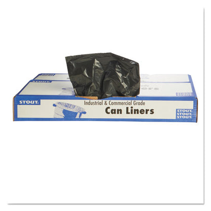 Total Recycled Content Plastic Trash Bags, 60 Gal, 1.5 Mil, 38" X 60", Brown/black, 100/carton