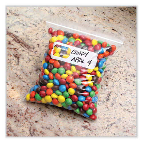 Reclosable Food Storage Bags, 1 Qt, 1.75 Mil, 7" X 8", Clear, 500/box