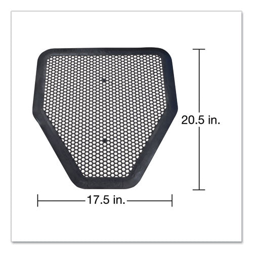 Deo-gard Disposable Urinal Mat, Charcoal, Mountain Air, 17.5 X 20.5, 6/carton