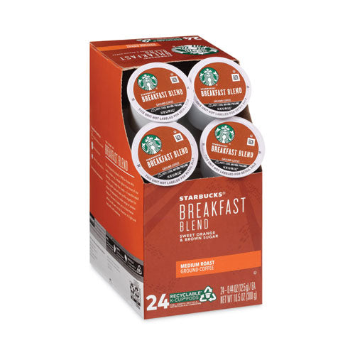 Breakfast Blend Coffee K-cups, 96/carton