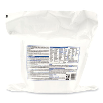 Bleach Germicidal Wipes, 1-ply, 12 X 12, Unscented, White, 110/bag
