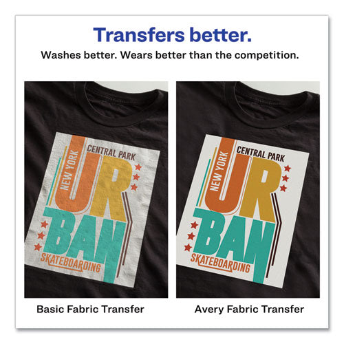 Fabric Transfers, 8.5 X 11, White, 5/pack