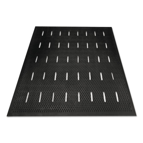 Free Flow Comfort Utility Floor Mat, 36 X 48, Black