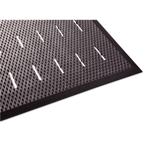 Free Flow Comfort Utility Floor Mat, 36 X 48, Black