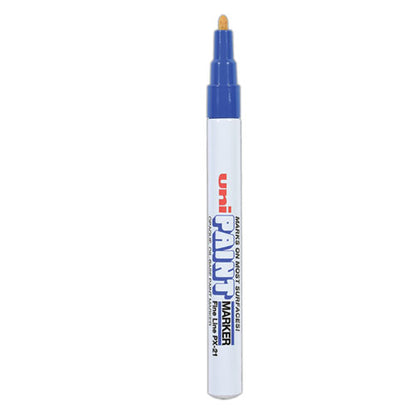 Permanent Marker, Fine Bullet Tip, Blue