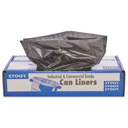 Total Recycled Content Plastic Trash Bags, 45 Gal, 1.5 Mil, 40" X 48", Brown/black, 100/carton