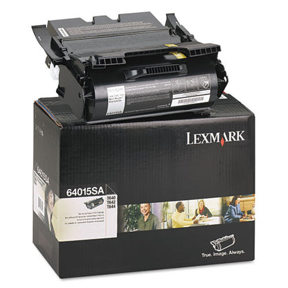 64015sa Return Program Toner, 6,000 Page-yield, Black