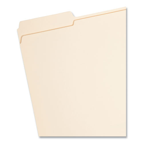 Top Tab Fastener Folders, 1/3-cut Tabs: Assorted, 0.75" Expansion, 1 Fastener, Letter Size, Manila Exterior, 50/box