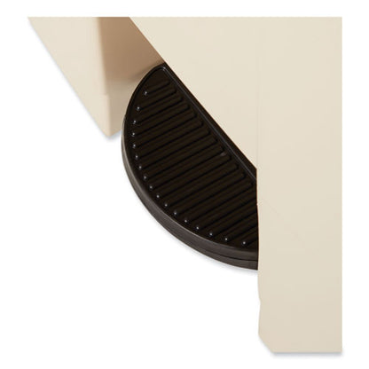 Legacy Step-on Receptacle, 18 Gal, Polyethylene, Beige