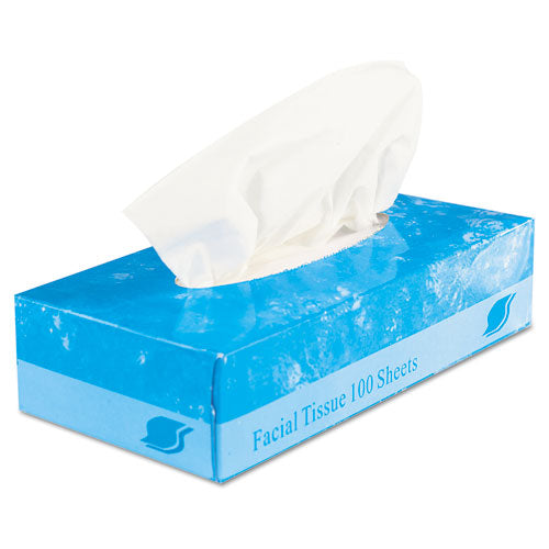 Boxed Facial Tissue, 2-ply, White, 100 Sheets/box, 30 Boxes/carton