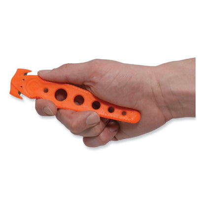 Safety Cutter, 1.2" Blade, 5.75" Plastic Handle, Orange, 5/pack