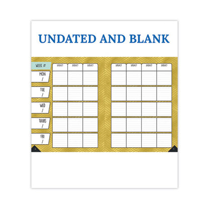 Teacher Planner, Weekly/monthly, Two-page Spread (seven Classes), 11 X 8.5, Multicolor Cover, 2022-2023