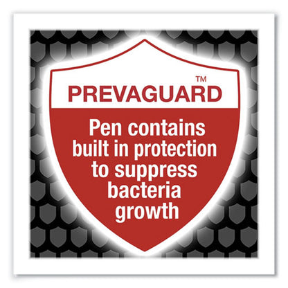Prevaguard Round Stic Pen, Stick, Medium 1 Mm, Blue Ink, Translucent Blue Barrel, 60/pack