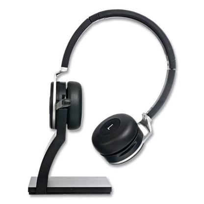 Zum Bt Prestige Combo Binaural Over The Head Headset With Usb Dongle, Black