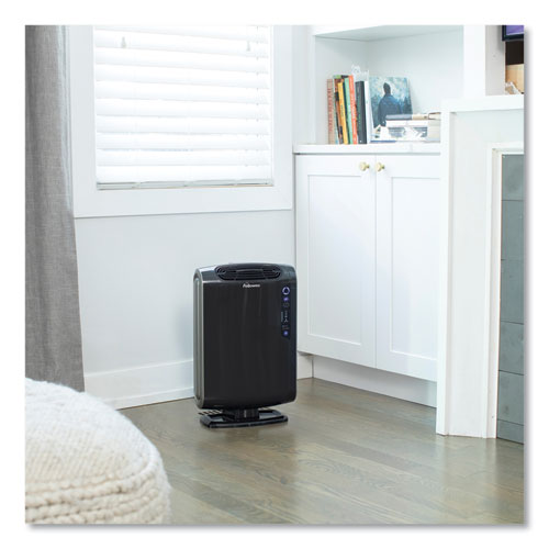 Hepa And Carbon Filtration Air Purifiers, 200 To 400 Sq Ft Room Capacity, Black