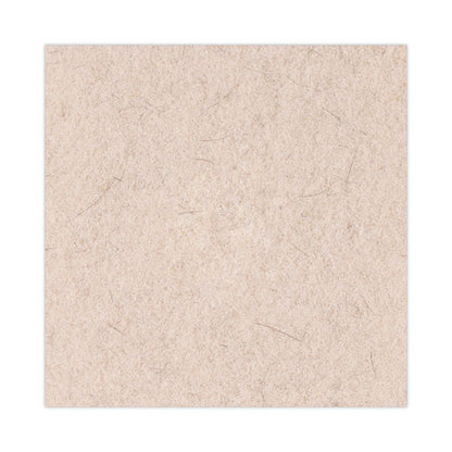 Natural Hog Hair Burnishing Floor Pads, 20" Diameter, Tan, 5/carton
