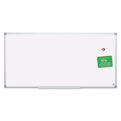 Earth Silver Easy-clean Dry Erase Board, 96 X 48, White Surface, Silver Aluminum Frame