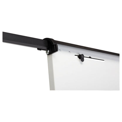 360 Multi-use Mobile Magnetic Dry Erase Easel, 27 X 41, White Surface, Black Steel Frame